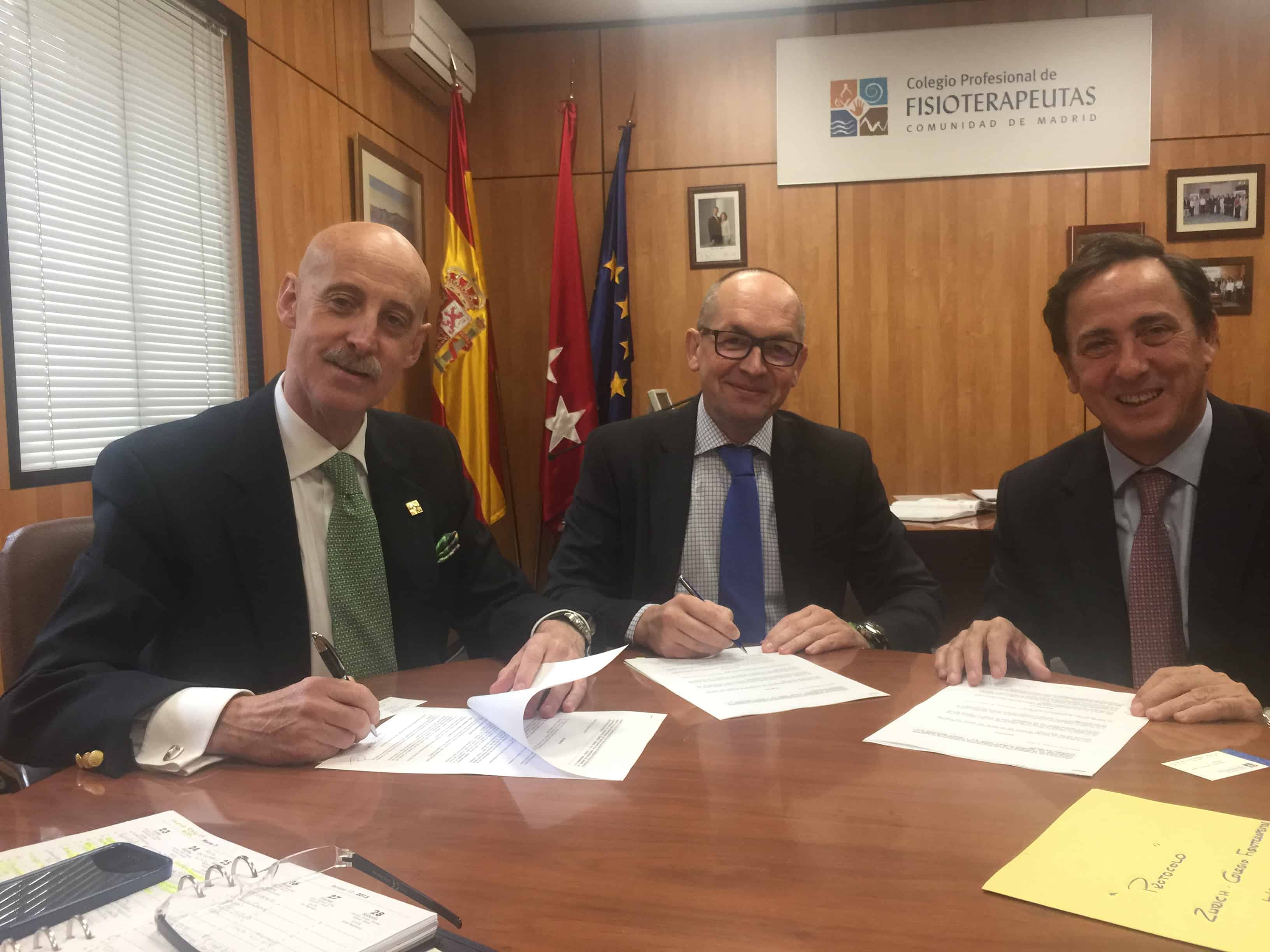 Howden Iberia firma dos convenios con el Colegio de Fisioterapeutas de Madrid