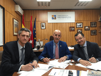 Acuerdos de colaboración con el Colegio Profesional de Fisioterapeutas de Madrid